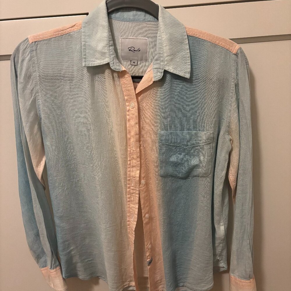 Women's Rails Charli Sunset Gradient Button Down … - image 1